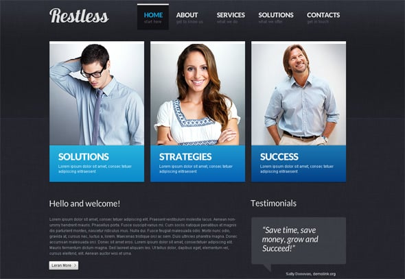 Business Website Template with CMS
