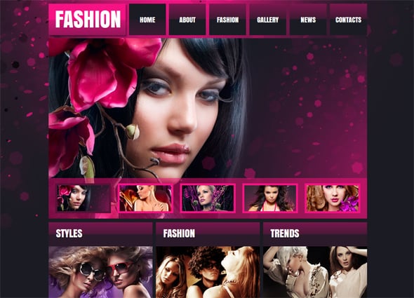Website Template to Present Your Fashion Business