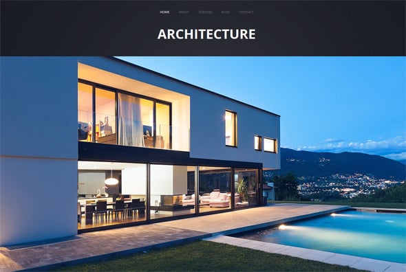 Futuristic Architecture Website Template