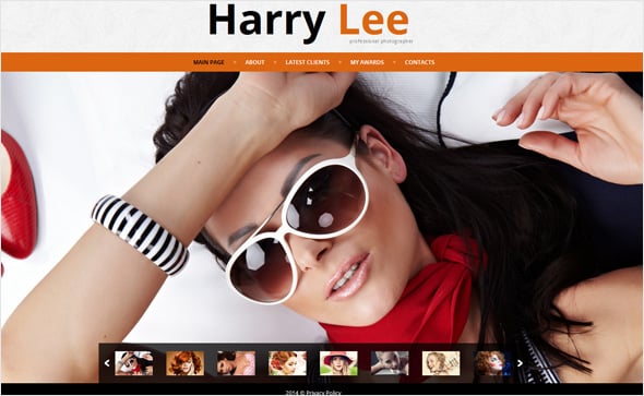 Clean Style Photography Web Template