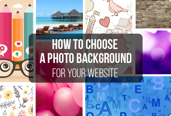 How to Choose a Photo Background for your Website
