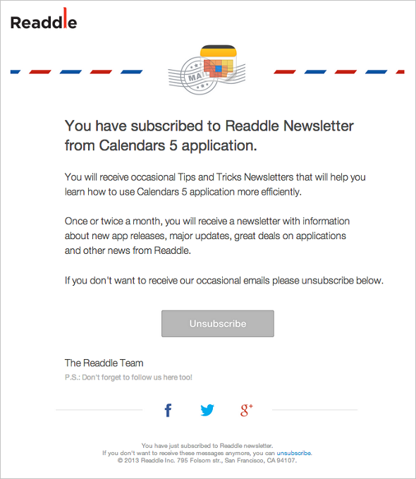 Email Marketing - Readdle