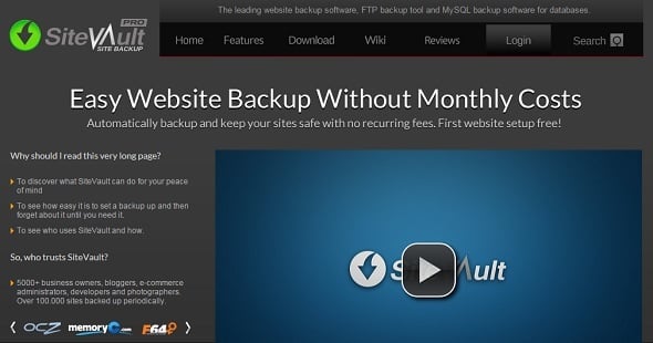 Website Backup Tips - SiteVault