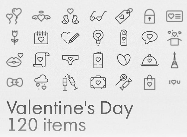 Kostenlose Design-Elemente zum Valentinstag 2016 - icons-3