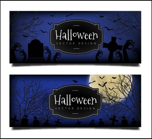 halloween-decorations-cemetery-banners