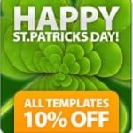 Saint Patrick's Day Promo: a 10% Discount on All Moto CMS Templates