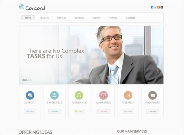 Clean Style Business Website Template