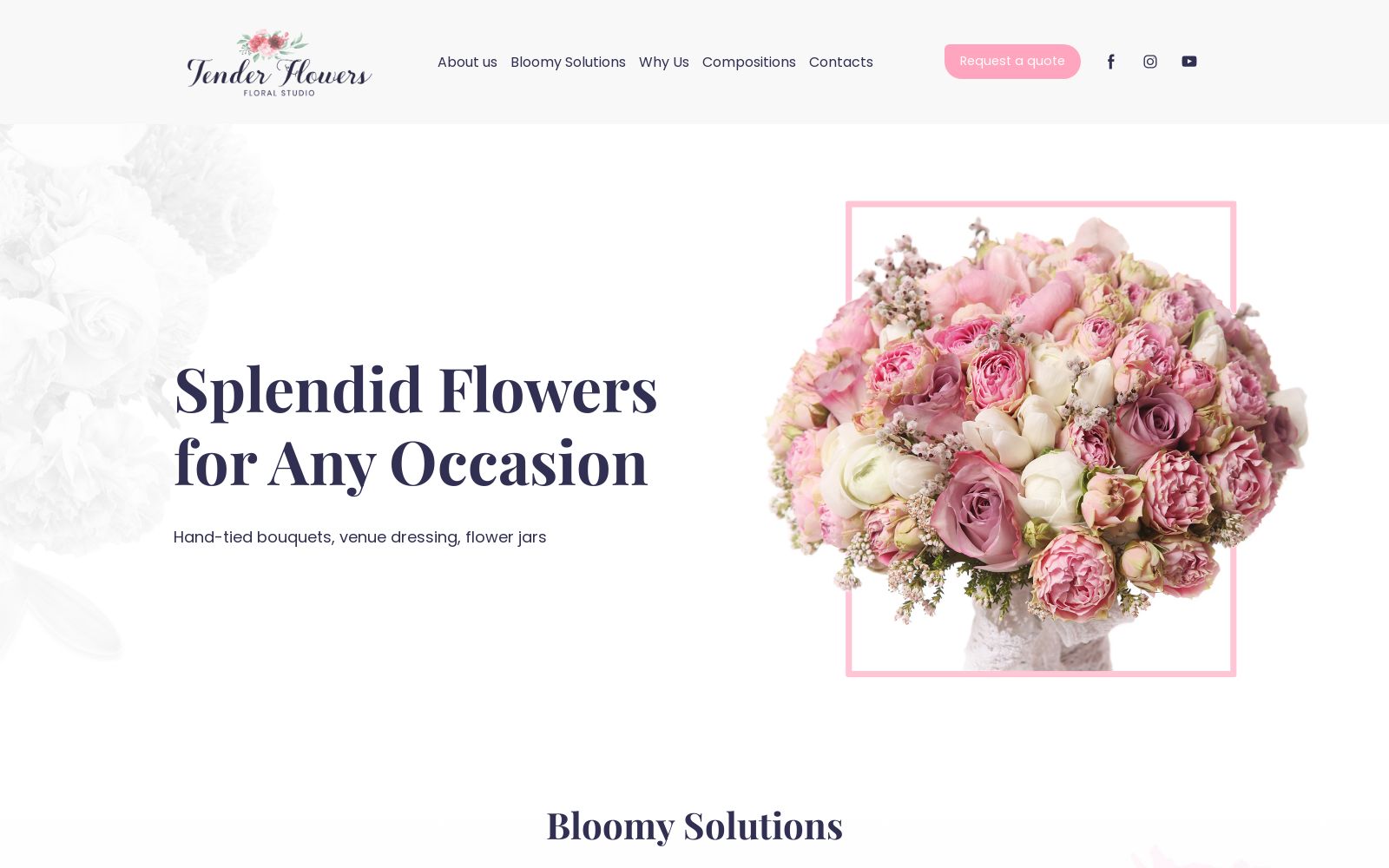 Floral Studio Website template