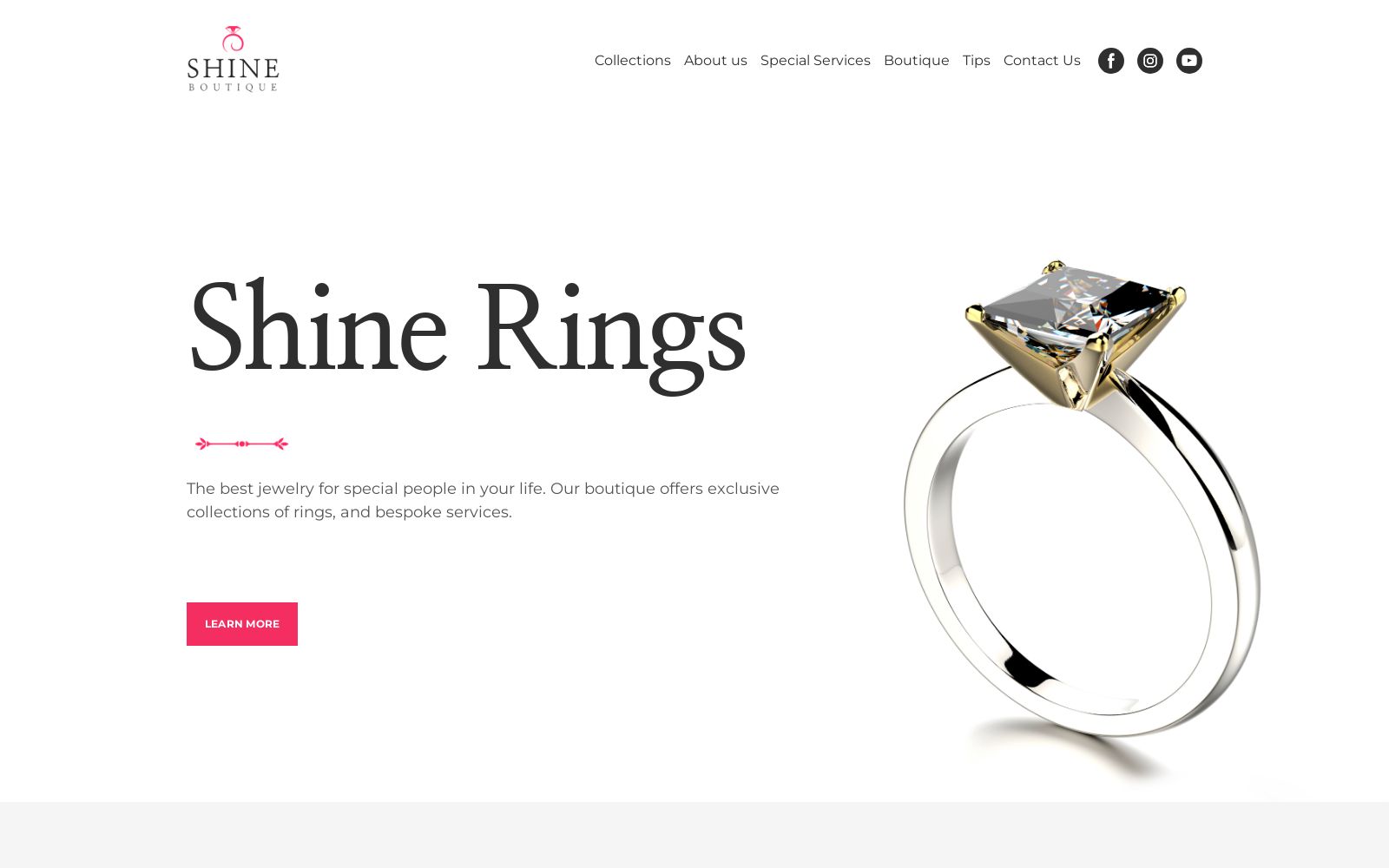 Jewelry Website template