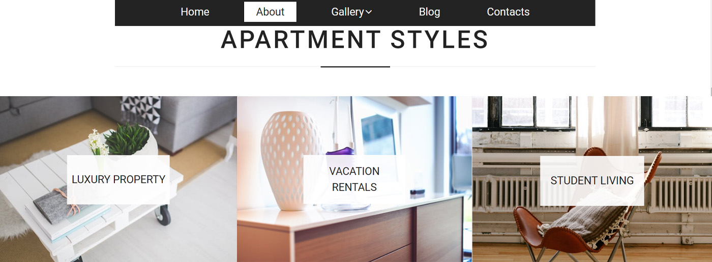 Apartments Website