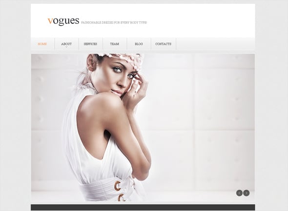 Female Oriented Fashion Website Template