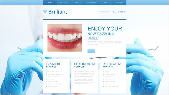 Dental Clinic Web Template