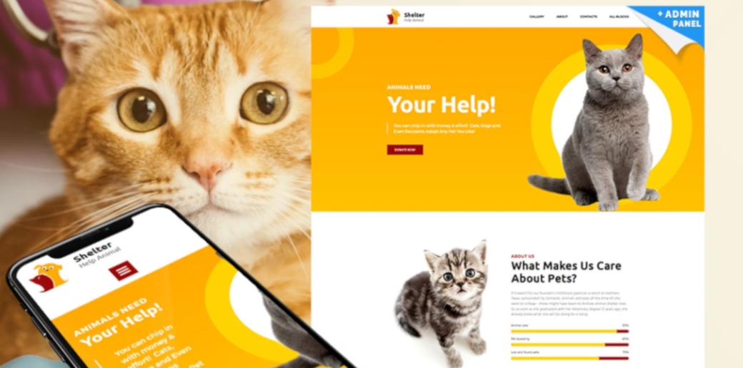 pet sitting website design