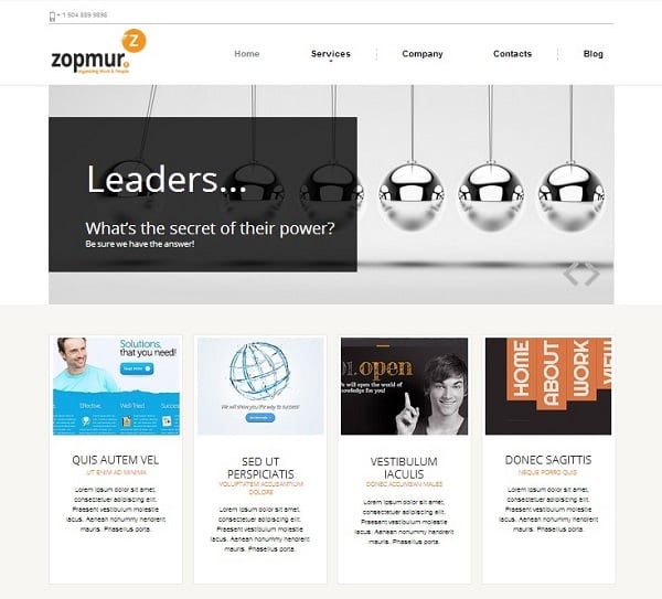 Content Oriented SEO Company Website Templates