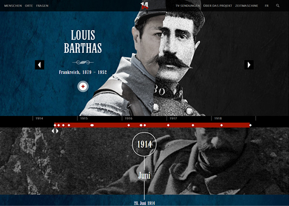 Tagebücher des Ersten Weltkriegs Website
