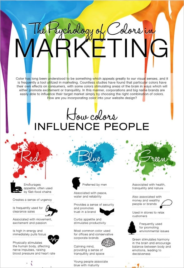 Colors and Marketing Best Infographics