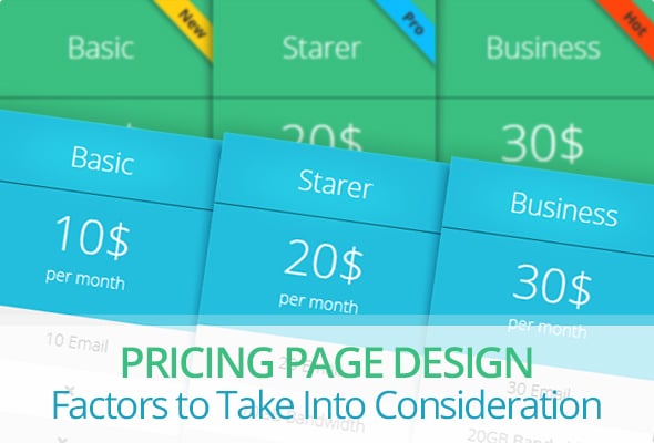 Pricing Page Design – Factors to Take Into Consideration