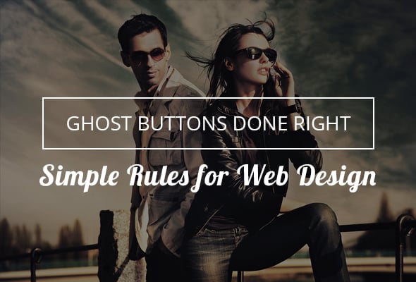Ghost Buttons Web Design