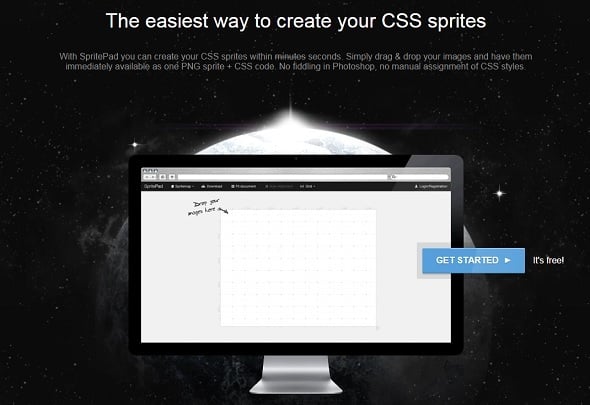 Increase Website Speed - SpritePad