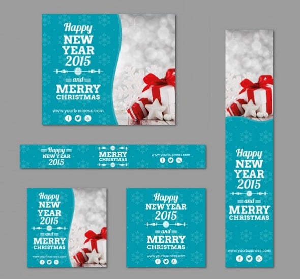 Web Design Freebies - Christmas Banner Templates