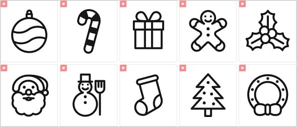 Christmas Icons by Daniel de Santis