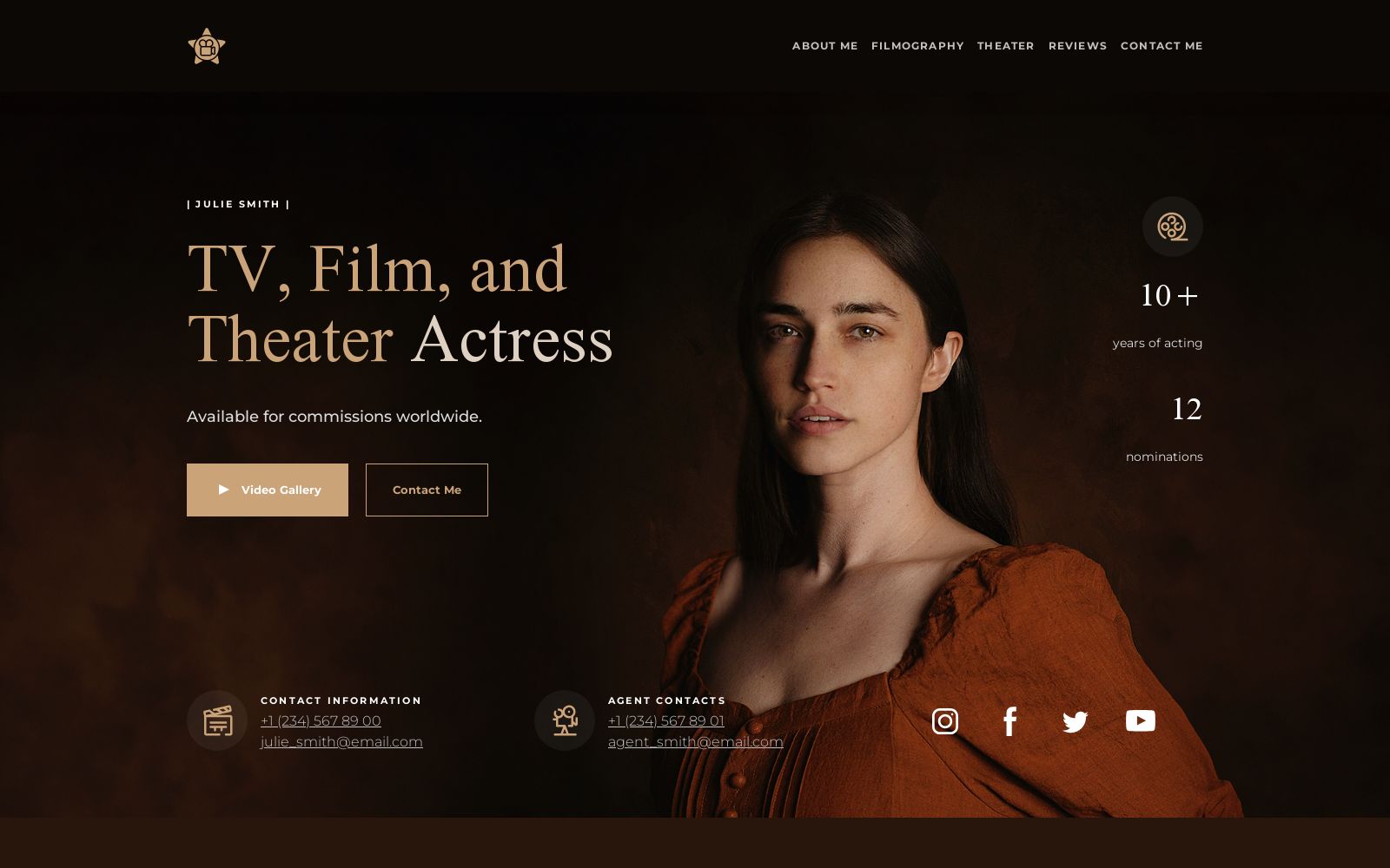 Actor website