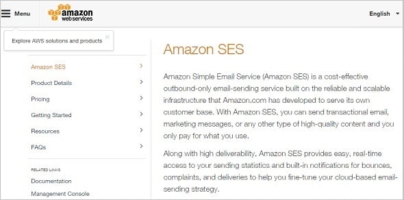Email Marketing - Amazon SES