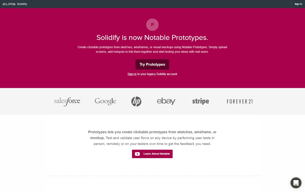UX design tools - solidify