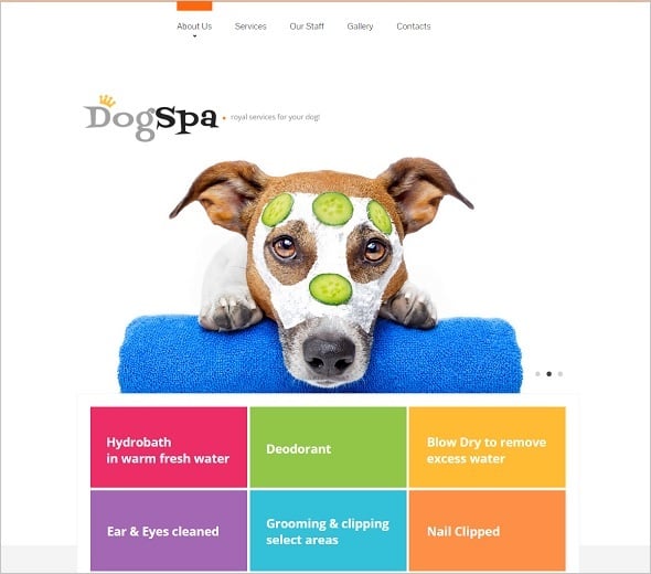 Create a website for dog breeders - Metro Style Dog Website
