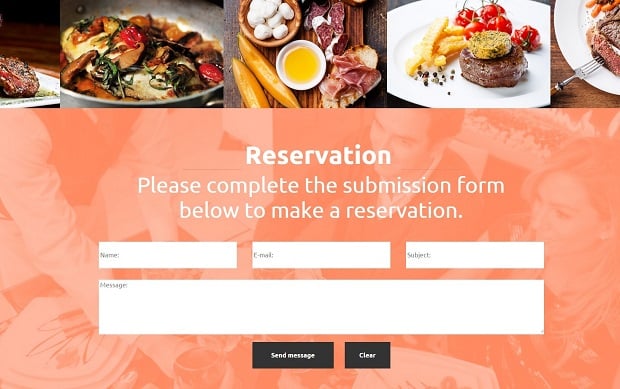 Single Page vs Multi Page - Steak House Website Template