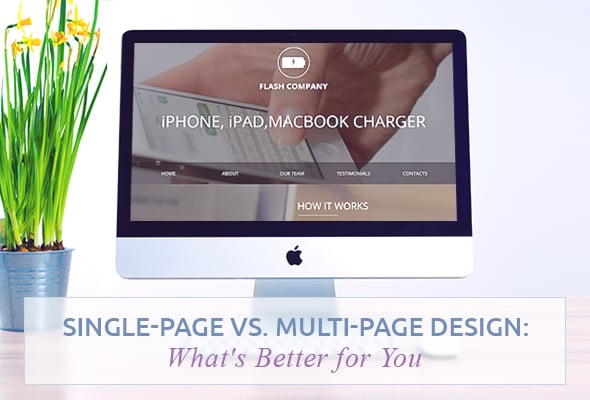 Single Page vs Multi Page - main