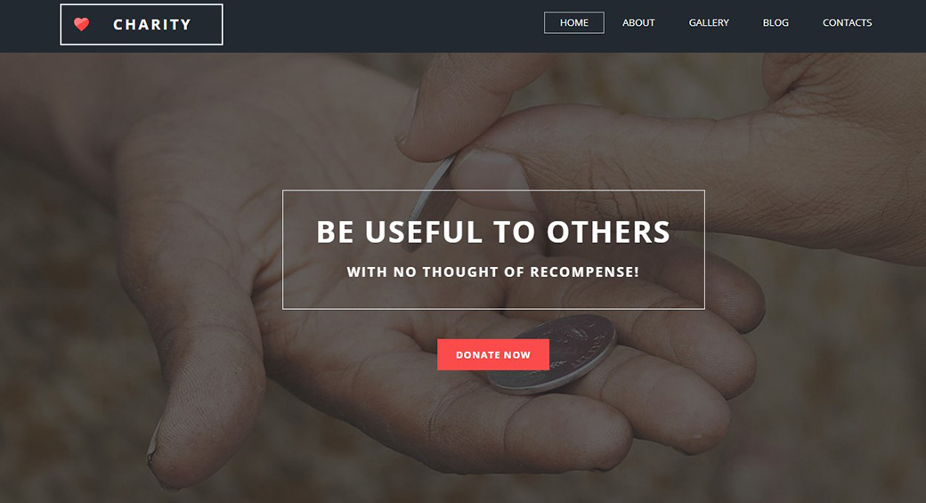 Адаптивный шаблон сайта Fund for Charities изображение