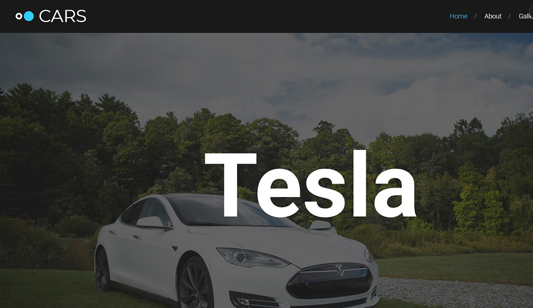 Auto Website Template