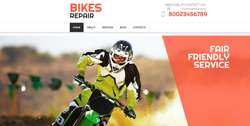 Bike Website Design