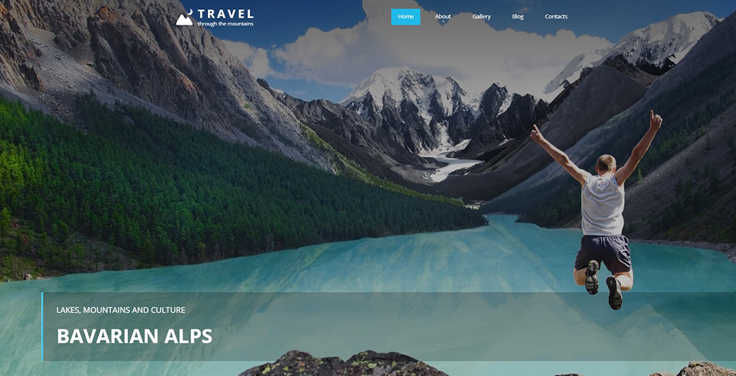 HTML шаблон для туристического агенства