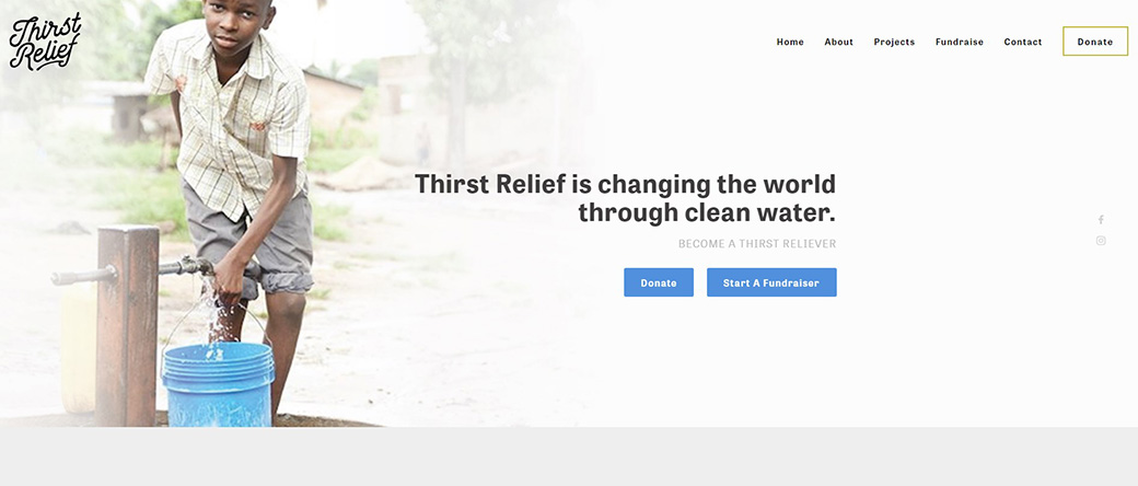 ThirstRelief сайт изображение