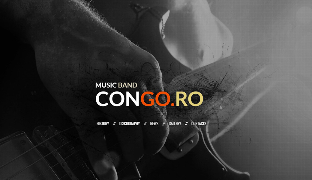 Сайт для музыкальной группы