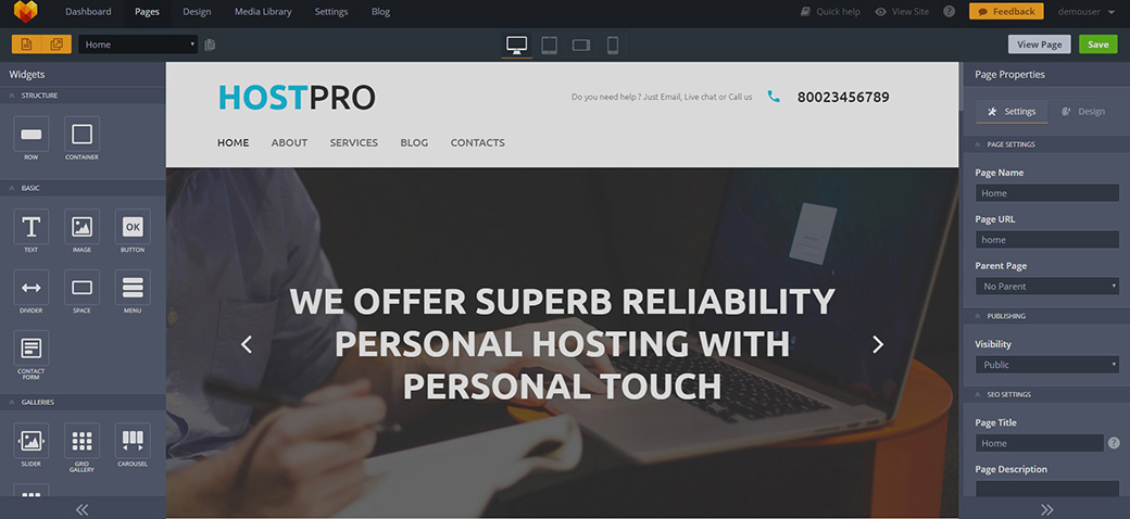 Конструктор сайтов изображение