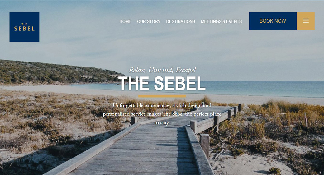 Сайт австралийского отеля Sebel Pier One изображение