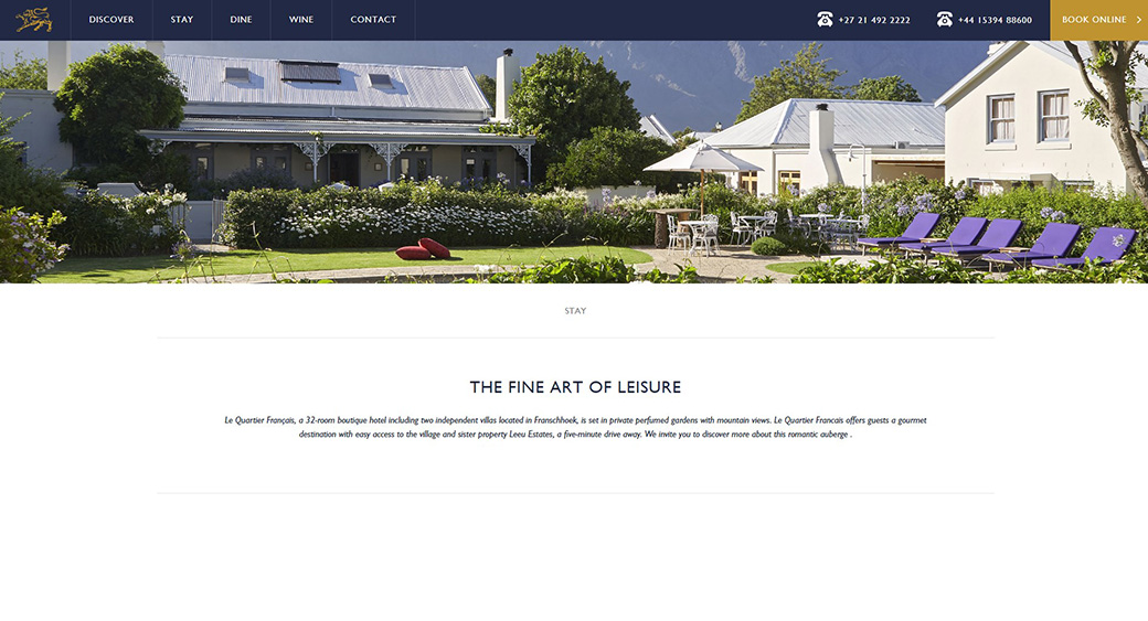 Сайт отеля Luxury Inn Le Quartier Francais изображение