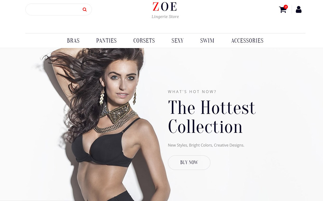 Адаптивный шаблон интернет магазина одежды