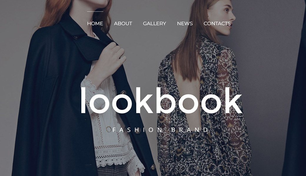 HTML шаблон сайта Lookbook