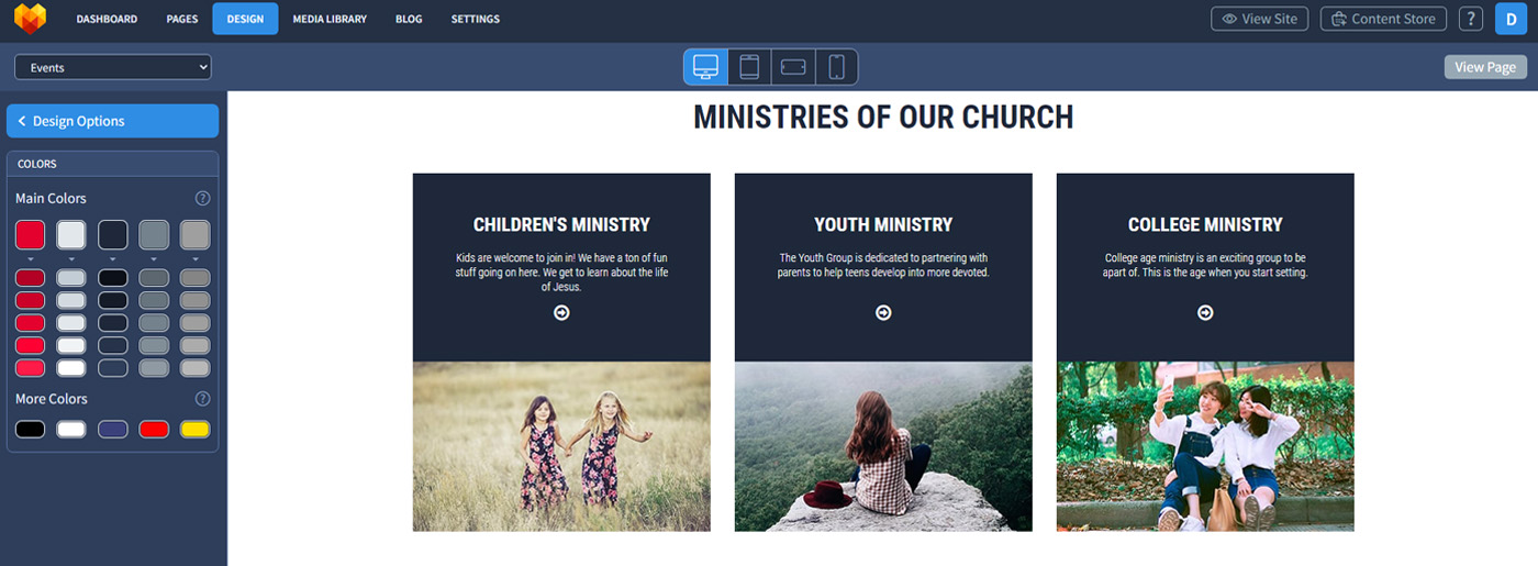 Religious Design Website