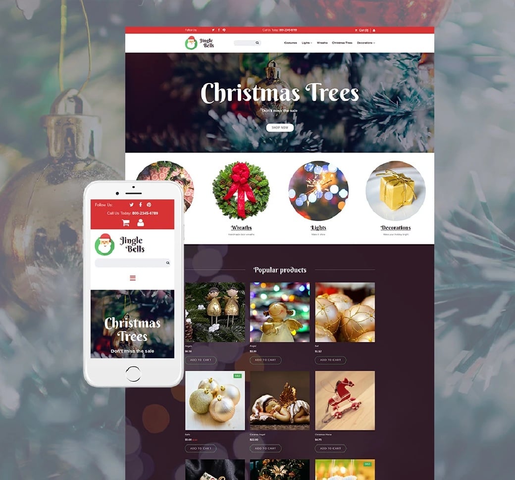 How to make a gifts website - jingle bells