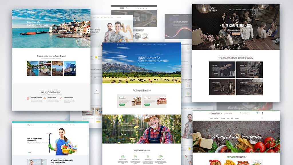 платформы для создания сайтов - шаблоны
