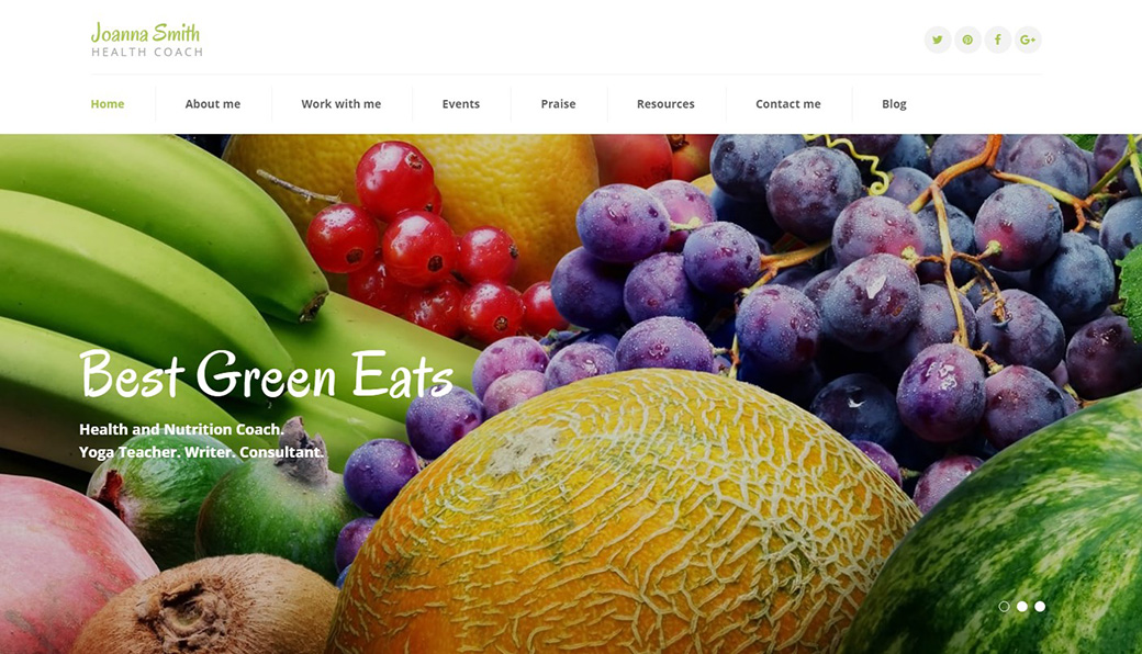 Адаптивный шаблон сайта Joanna Smith