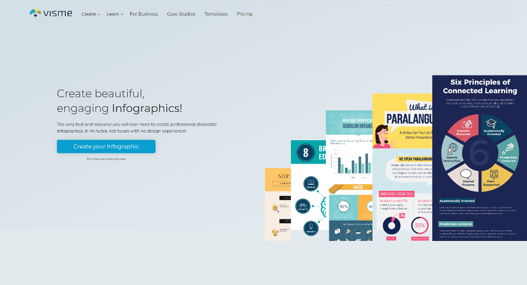 Visme Infographic Maker Tool