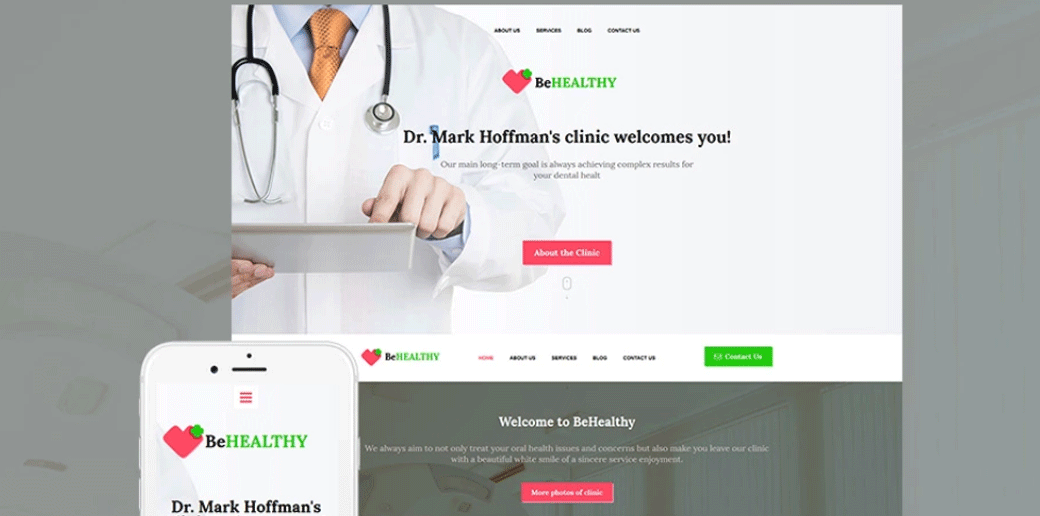 Private Clinics Website template