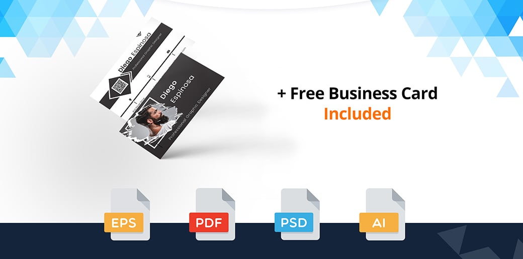 free business card psd for designer