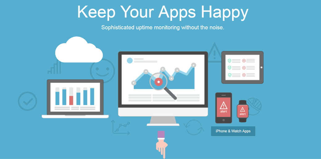 Happy Apps uptome monitoring tool image